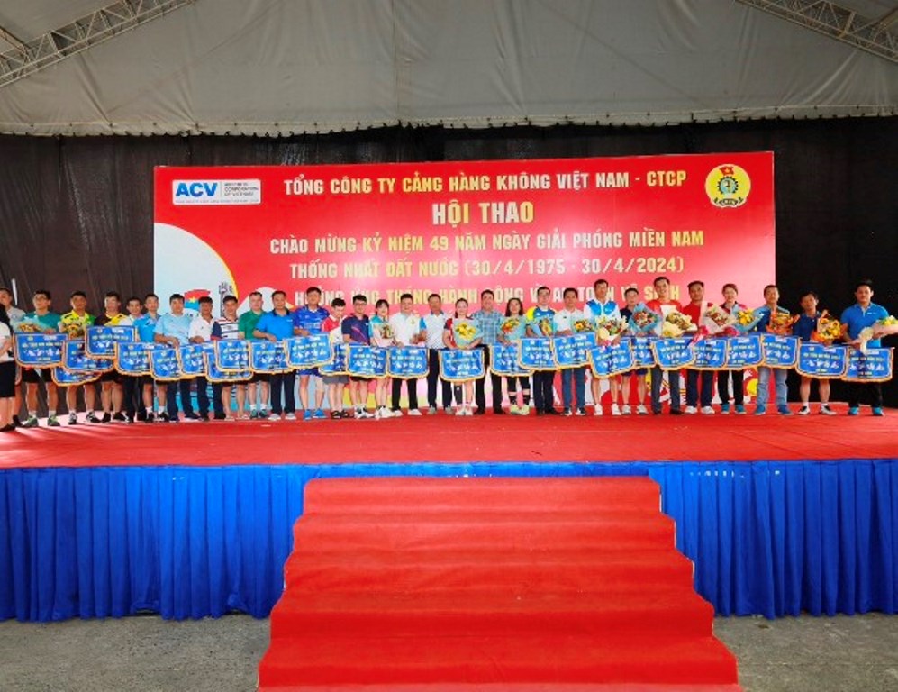 369 vận động viên tham dự Hội thao ACV năm 2024