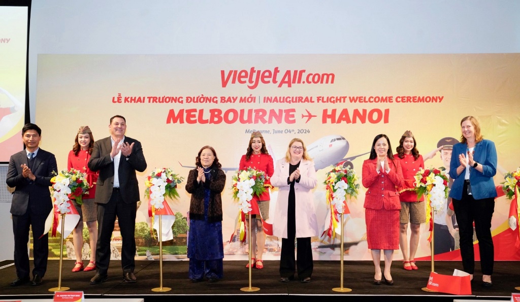 Vietjet tung ưu đãi lớn đường bay mới Hà Nội - Melbourne
