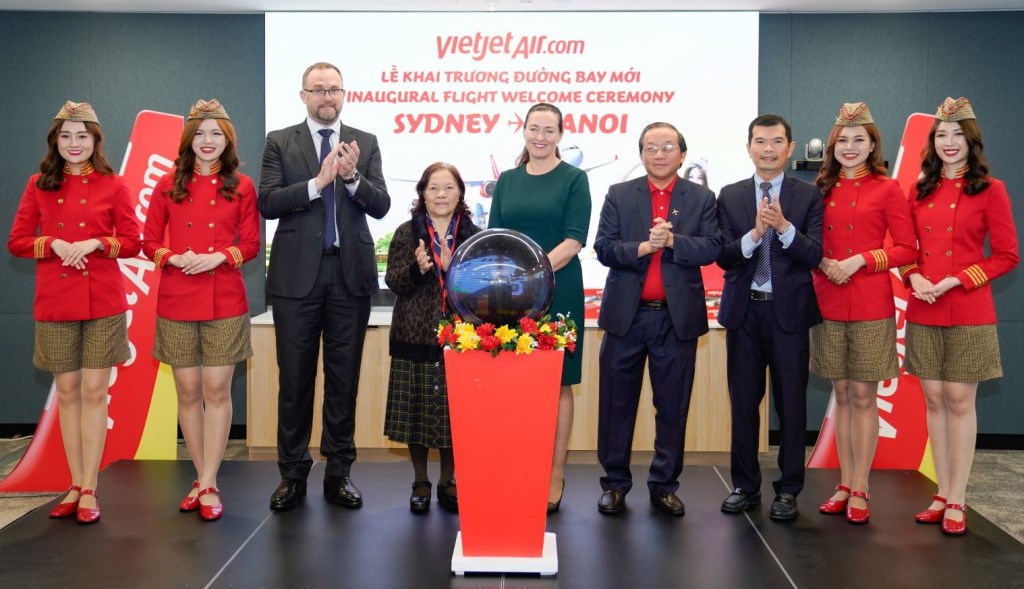 Vietjet Air khai trương đường bay Hà Nội – Sydney