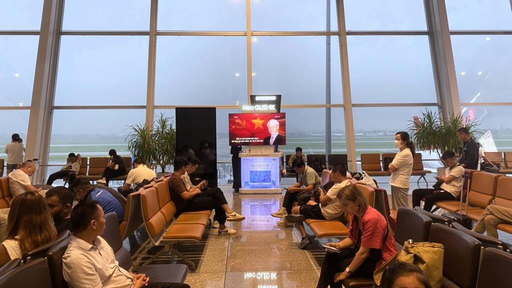 Đảm bảo an ninh trật tự, an toàn tại các cảng hàng không, sân bay trong thời gian diễn ra Lễ tang Tổng Bí thư Nguyễn Phú Trọng
