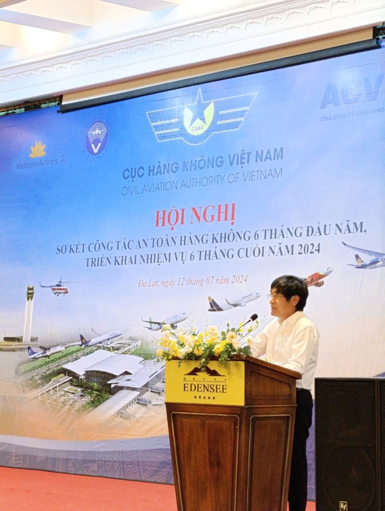 Công tác đảm bảo an toàn hàng không 6 tháng đầu năm và phương hướng thực hiện nhiệm vụ 6 tháng cuối năm 2024