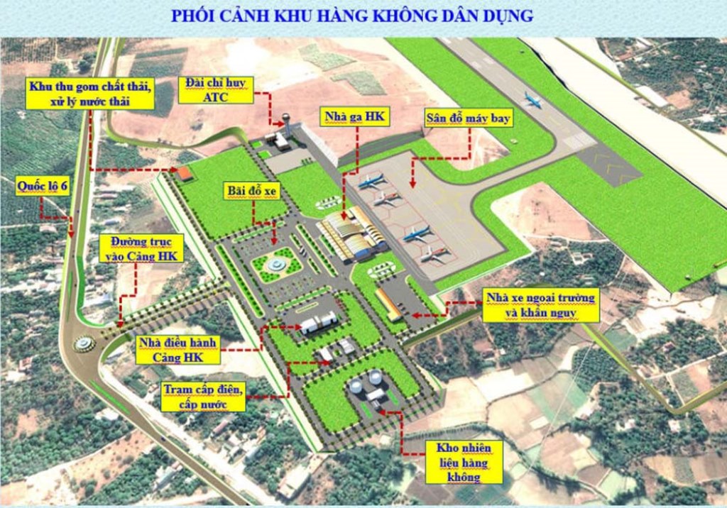Dự kiến năm 2025 hoàn thành quy hoạch Cảng hàng không Nà Sản