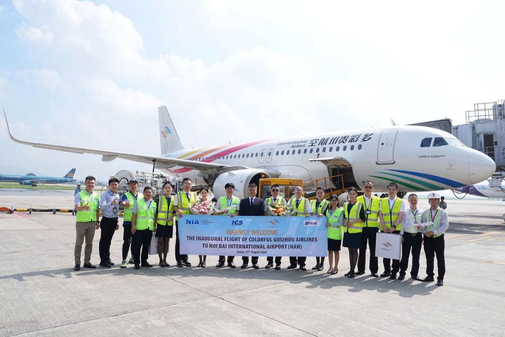 Colorful Guizhou Airlines (Trung Quốc) chọn Hà Nội là điểm đến quốc tế đầu tiên của hãng