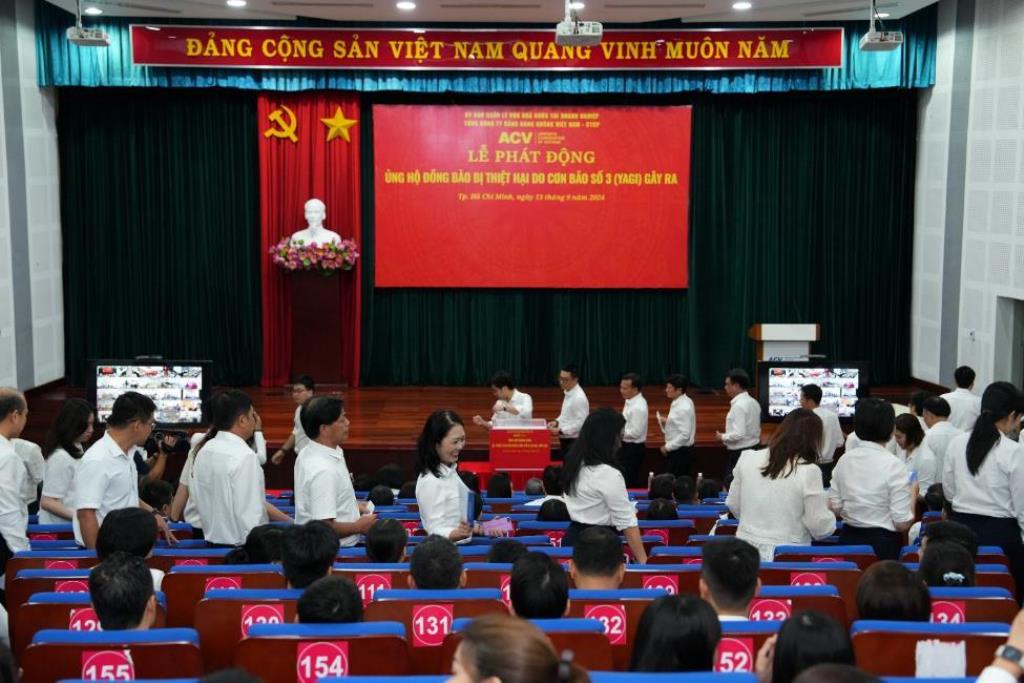 ACV phát động ủng hộ đồng bào bị thiệt hại tại vùng ảnh hưởng bão lũ
