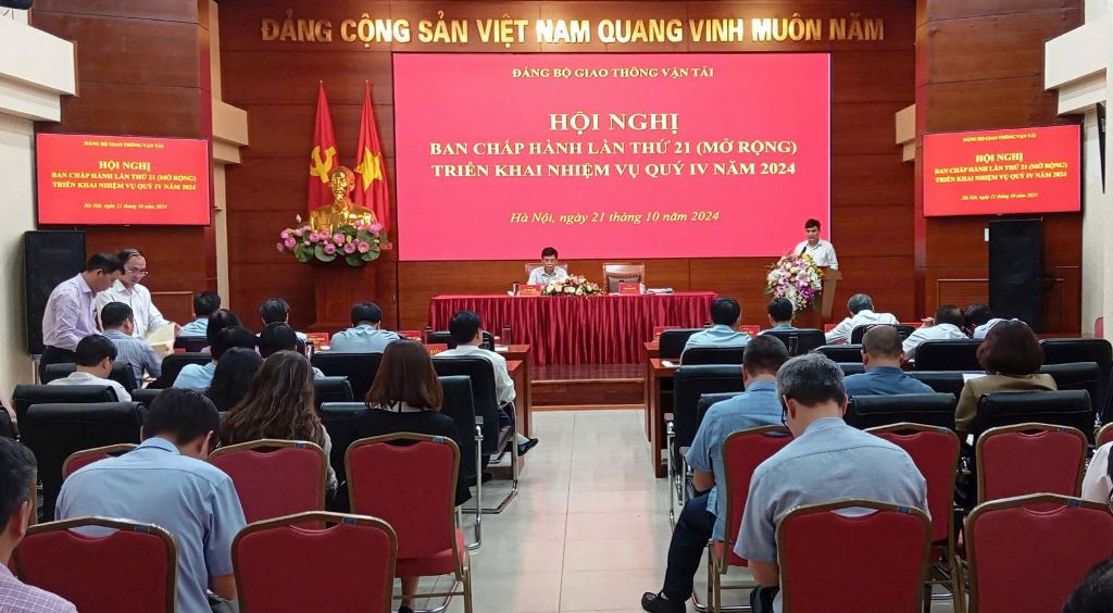 Đảng bộ Bộ GTVT triển khai nhiệm vụ trọng tâm quý IV năm 2024