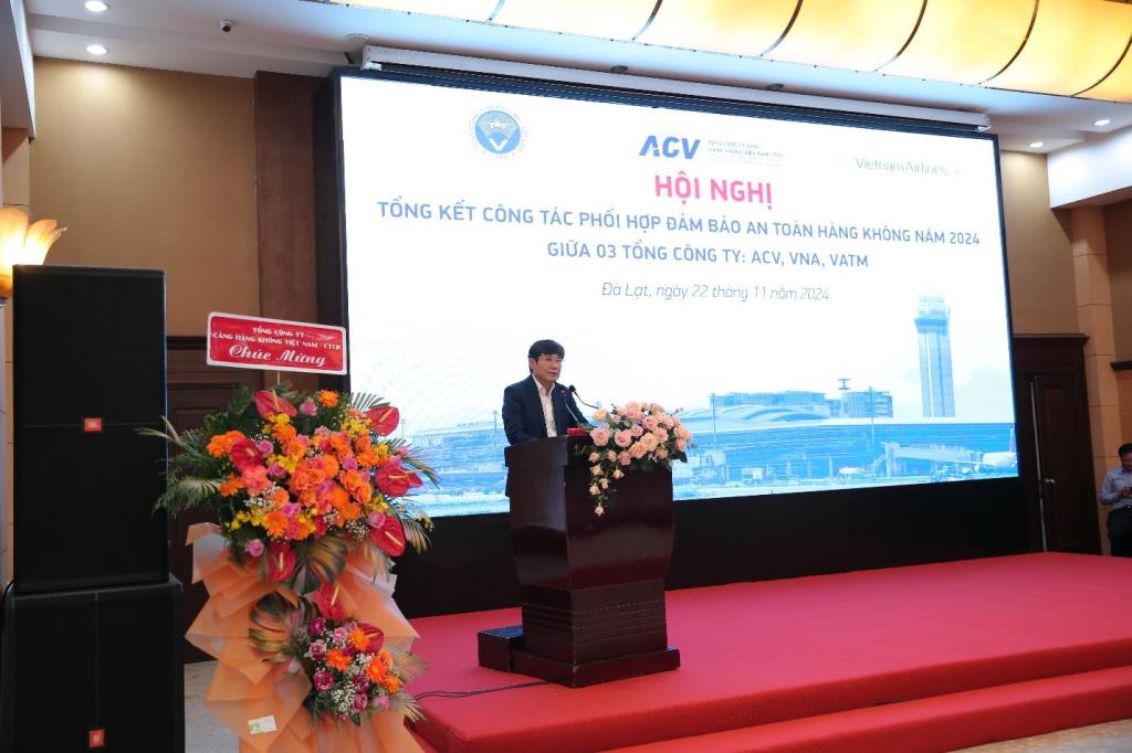 Hội nghị tổng kết công tác phối hợp đảm bảo an toàn hàng không năm 2024 giữa các Tổng công ty
