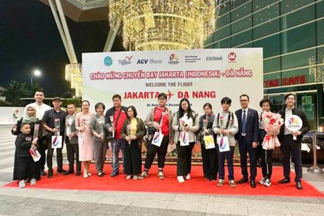 Chào đón chuyến bay Jakarta – Đà Nẵng