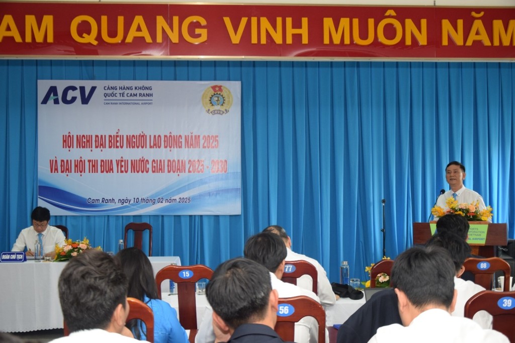 Cảng HKQT Cam Ranh tổ chức thành công Hội nghị đại biểu người lao động năm 2025 