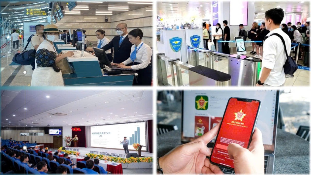  Ứng dụng công nghệ sinh trắc, nền tảng VNeID tại các sân bay, bến cảng, cửa khẩu