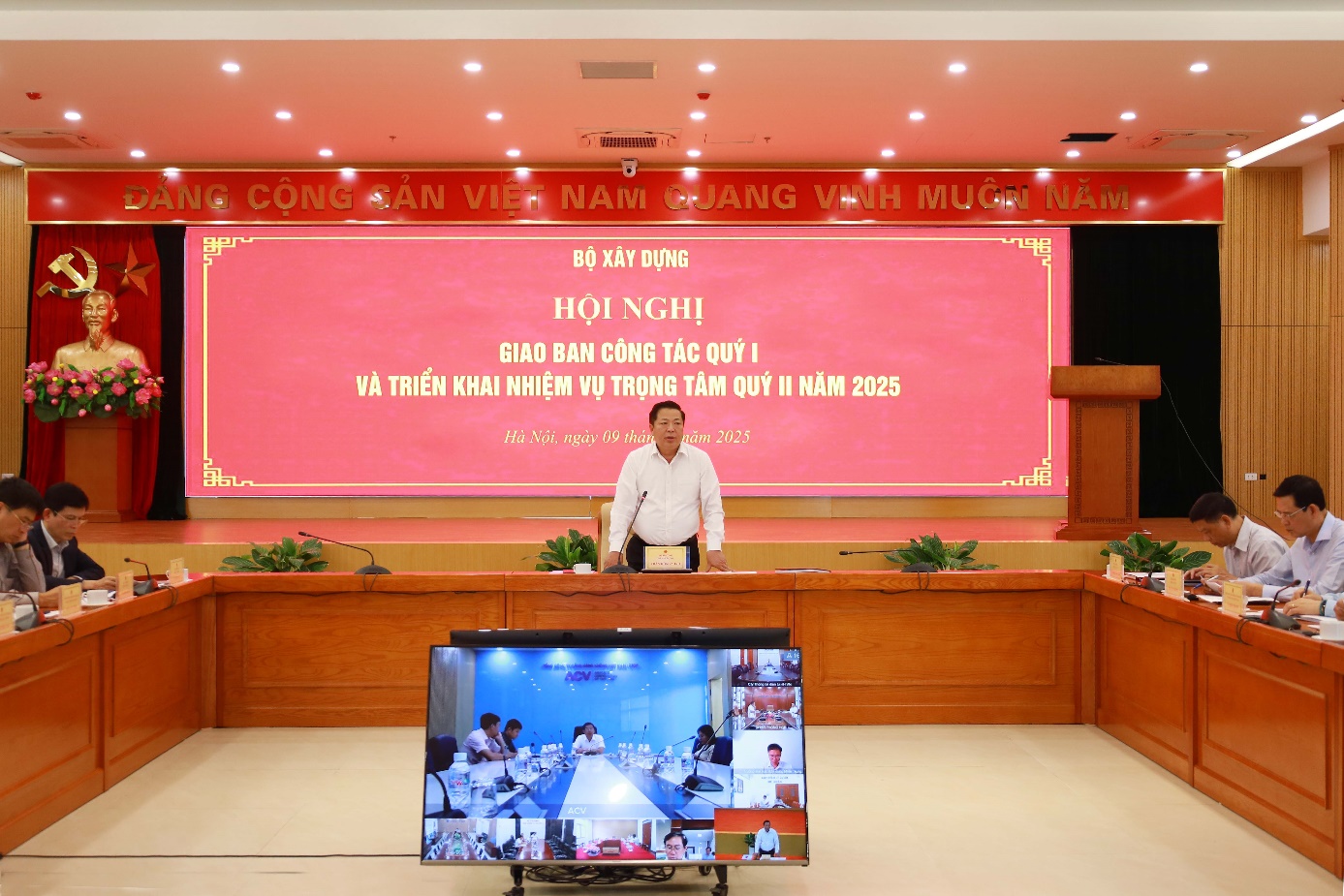 Bộ trưởng Trần Hồng Minh chủ trì Hội nghị Giao ban công tác Quý I