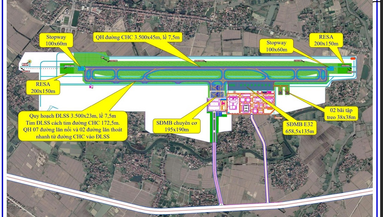 Phê duyệt điều chỉnh Quy hoạch Cảng HKQT Gia Bình thời kỳ 2021-2030, tầm nhìn đến năm 2050.
