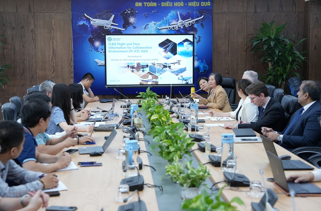 VATM-FAA: Trao đổi thông tin và chia sẻ kinh nghiệm về ATFM và FF-ICE