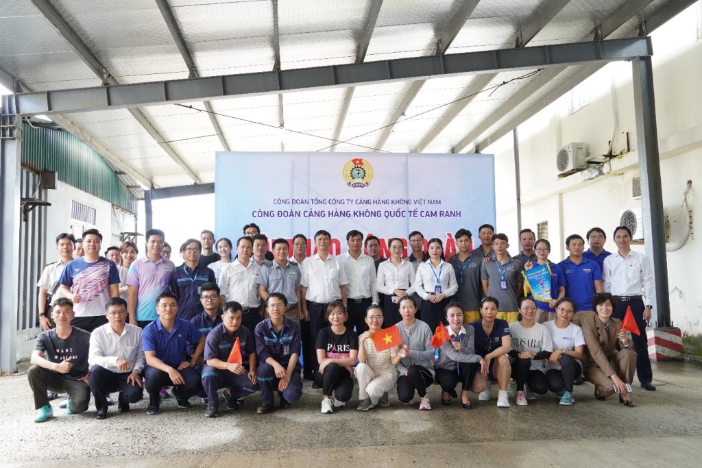 Cảng Hàng không quốc tế Cam Ranh tổ chức Hội thao chào mừng Tháng công nhân năm 2025