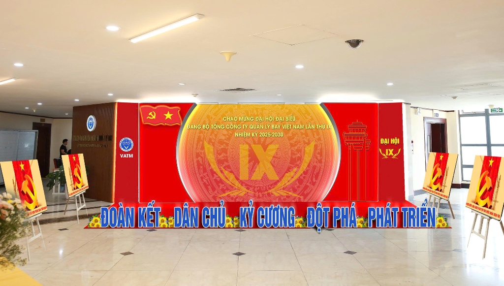 Hướng tới Đại hội Đảng bộ VATM lần thứ IX: Dấu mốc chính trị quan trọng, định hướng phát triển bền vững