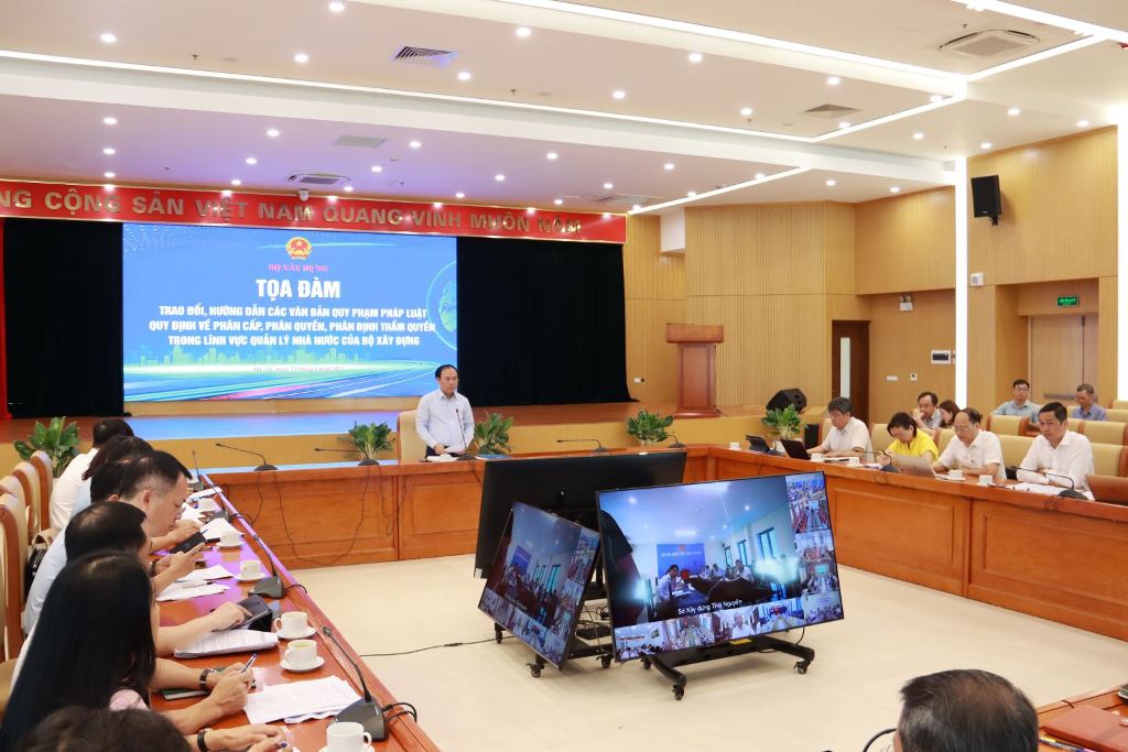 Tọa đàm trao đổi, hướng dẫn các văn bản quy định trong lĩnh vực quản lý nhà nước của Bộ Xây dựng