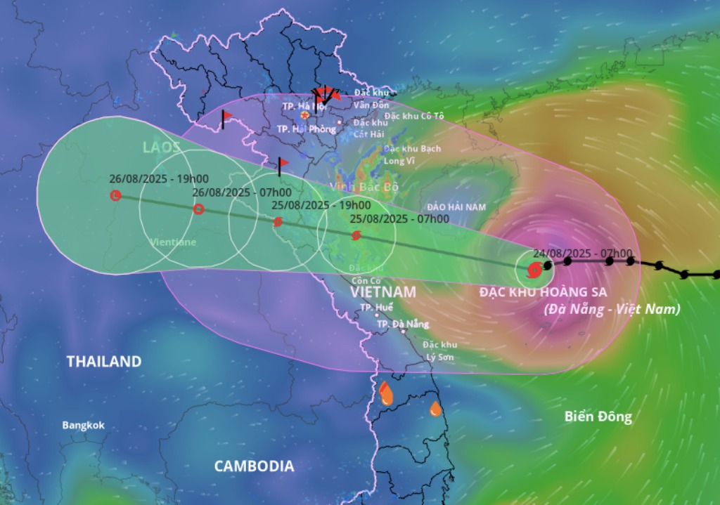 Cảng hàng không Thọ Xuân và Đồng Hới tạm ngừng tiếp thu tàu bay ngày 25/8.