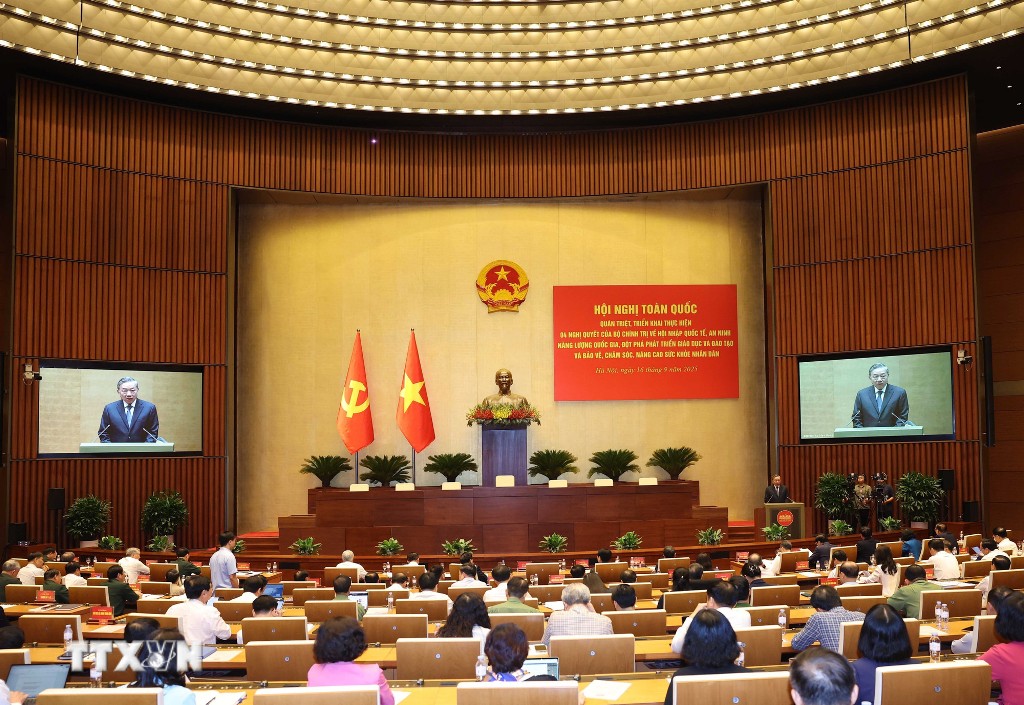 Phát biểu của Tổng Bí thư tại Hội nghị quán triệt 4 Nghị quyết của Bộ Chính trị