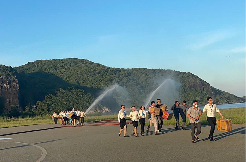 Cảng hàng không Côn Đảo đã tổ chức diễn tập khẩn nguy sân bay cấp cơ sở năm 2025