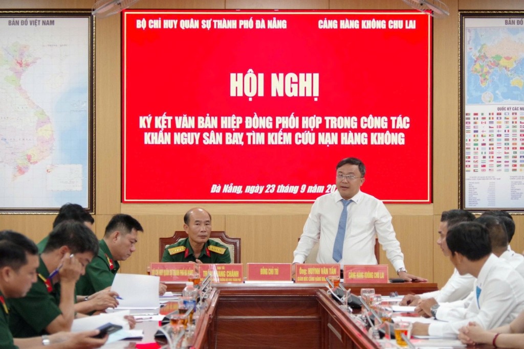 Hội nghị ký kết văn bản hiệp đồng phối hợp trong công tác khẩn nguy sân bay, tìm kiếm cứu nạn hàng không