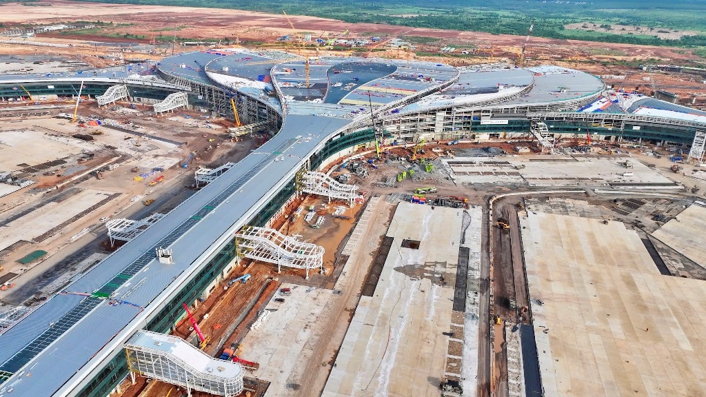 Toàn cảnh thi công nhà ga Cảng HKQT Long Thành hiện đại nhất Việt Nam