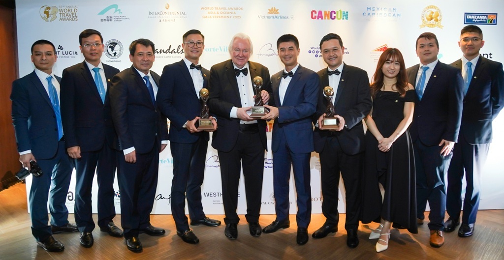Vietnam Airlines được vinh danh “Thương hiệu hàng không hàng đầu châu Á 2025”