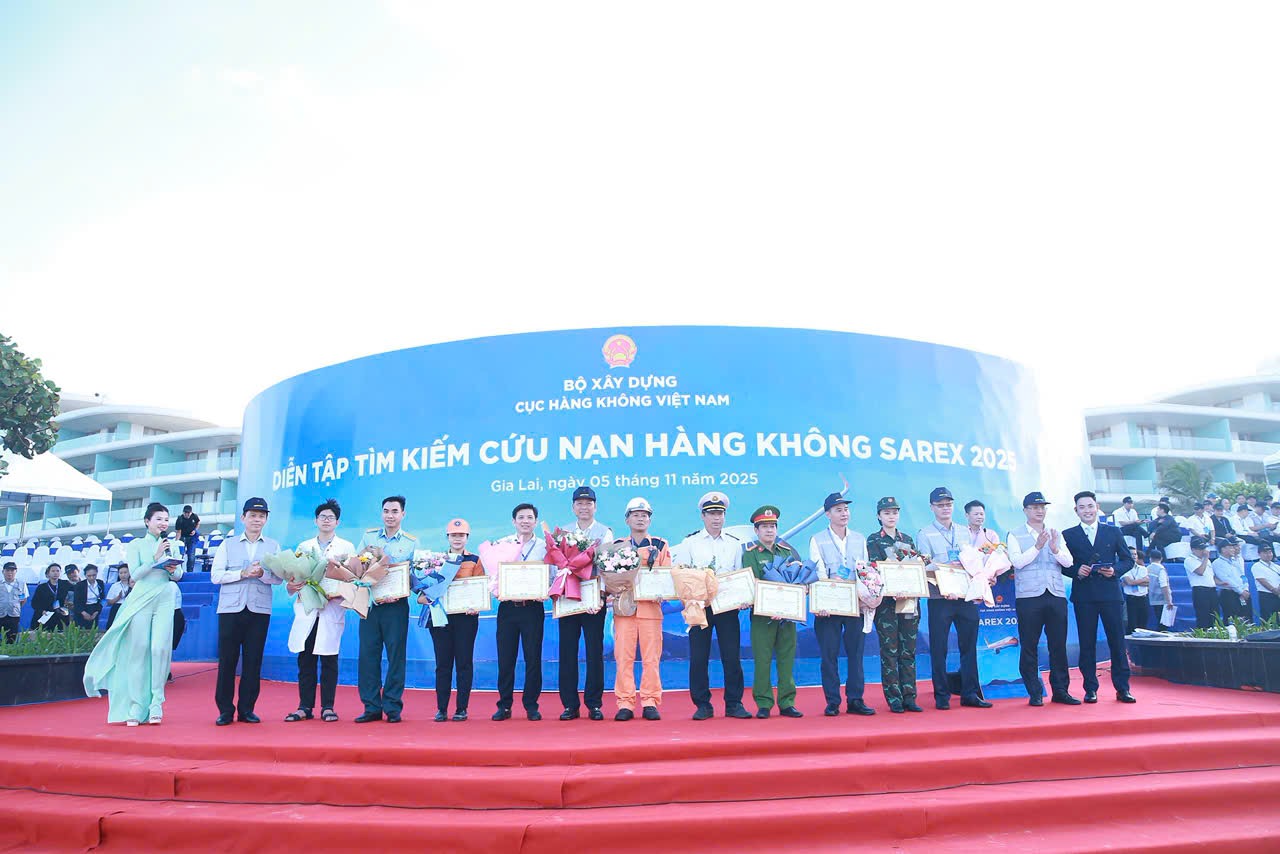 Diễn tập vận hành cơ chế Tìm kiếm cứu nạn hàng không năm 2025 (SAREX 2025) 