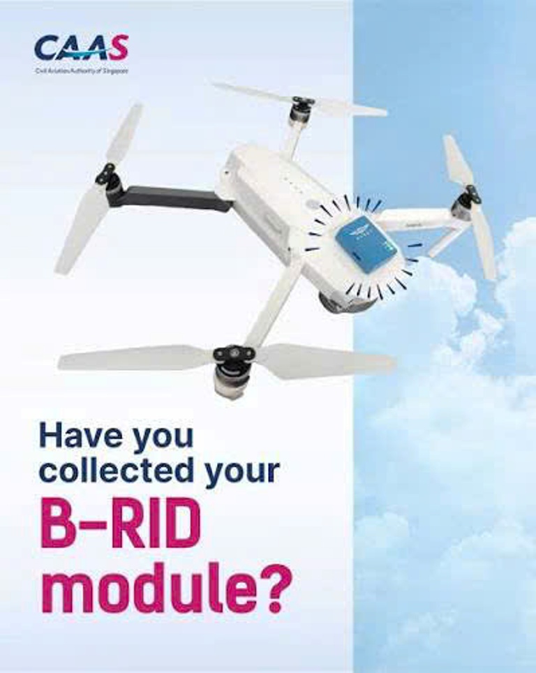 Quy định trang bị B-RID đối với thiết bị bay không người lái tại Singapore chính thức có hiệu lực từ ngày 01/12/2025