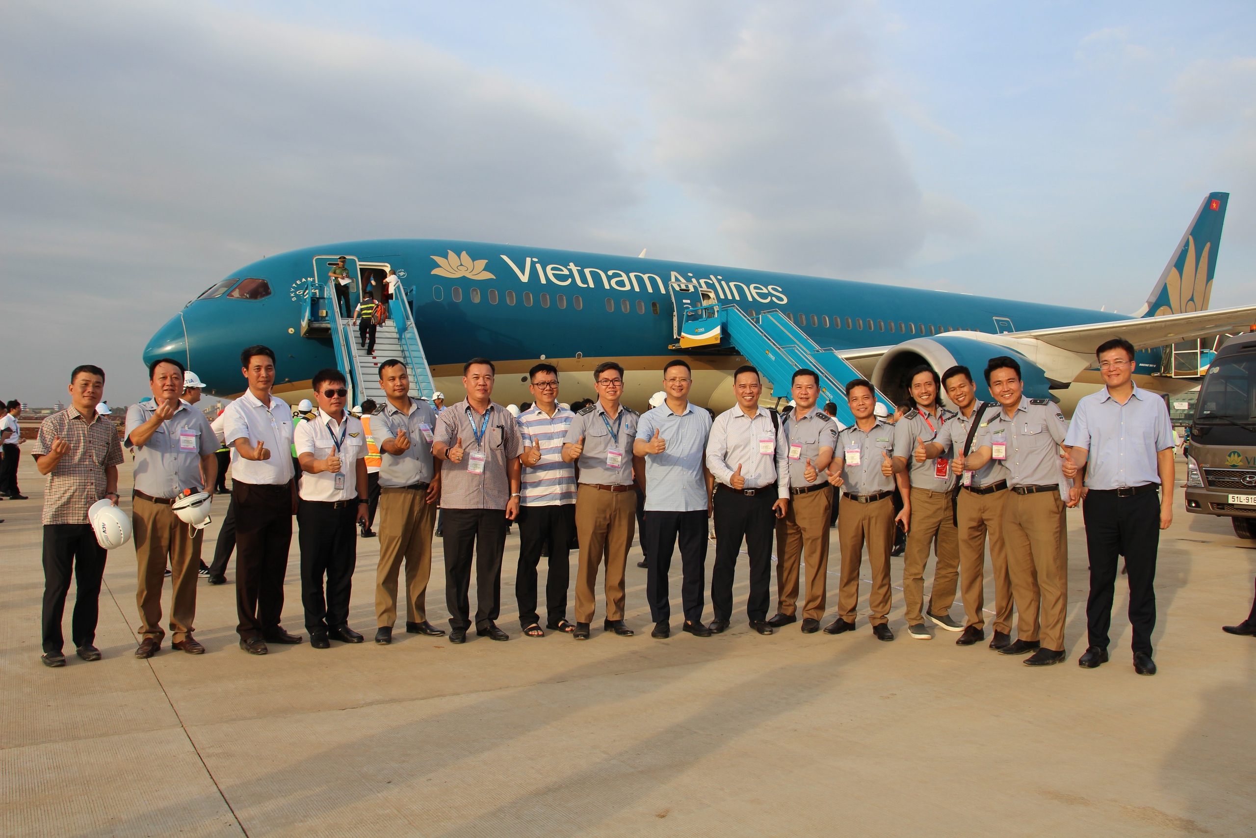 Chuyến bay kỹ thuật đã hạ cánh an toàn xuống Cảng HKQT Long Thành