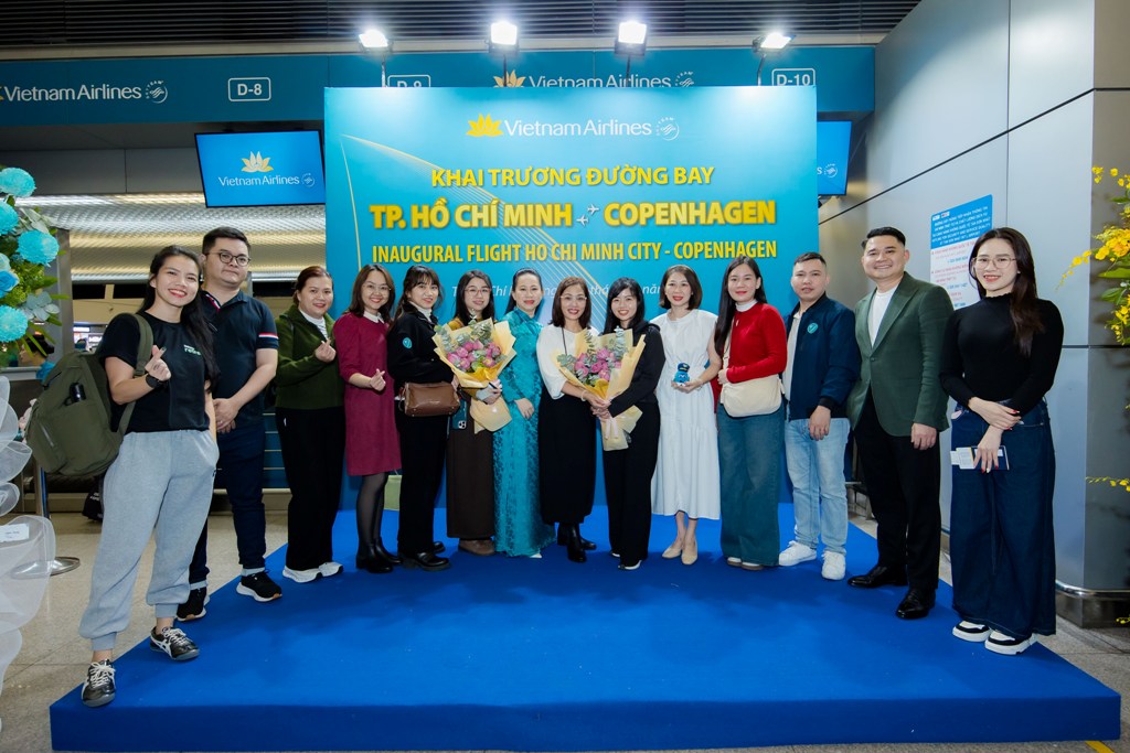 Vietnam Airlines chính thức khai trương đường bay thẳng tới Copenhagen, Đan Mạch 