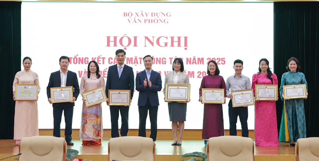 Văn phòng Bộ Xây dựng tổ chức Hội nghị Tổng kết các mặt công tác năm 2025 và triển khai nhiệm vụ năm 2026