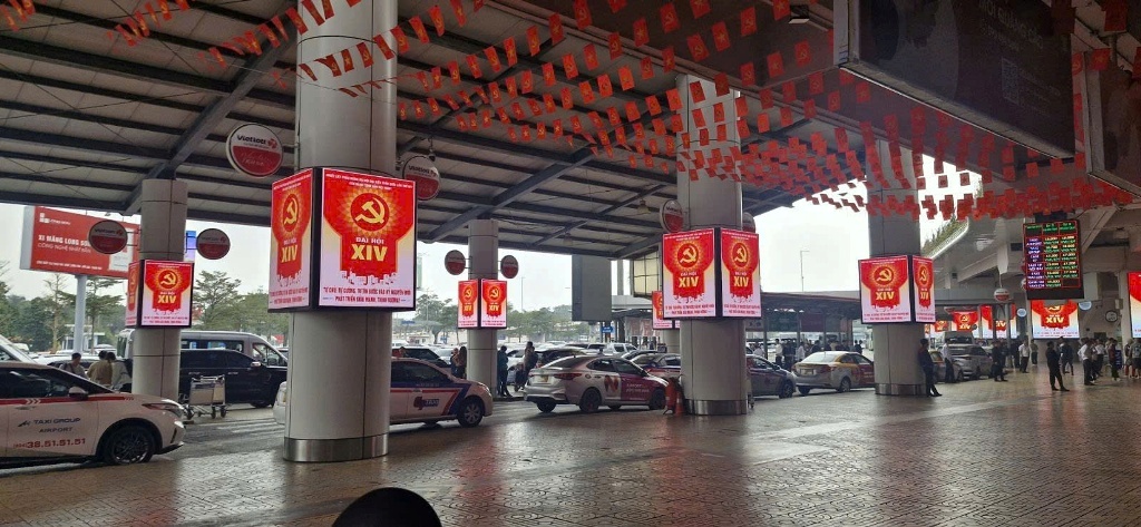 Lãnh đạo Cục kiểm tra hiện trường công tác phục vụ Đại hội đại biểu toàn quốc lần thứ XIV của Đảng