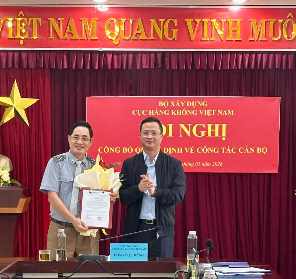 Hội nghị công bố quyết định bổ nhiệm cán bộ 