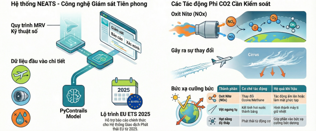 Tiến tới hàng không xanh: Ủy ban Châu Âu và EUROCONTROL đẩy mạnh kiểm soát tác động phi CO2