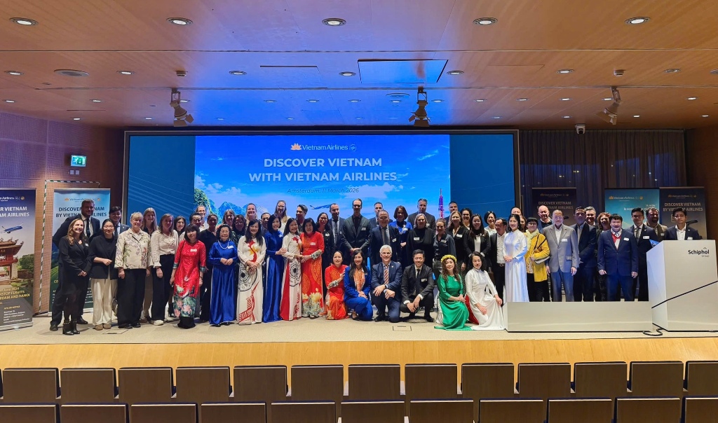 Vietnam Airlines đẩy mạnh xúc tiến thương mại tại thị trường châu Âu