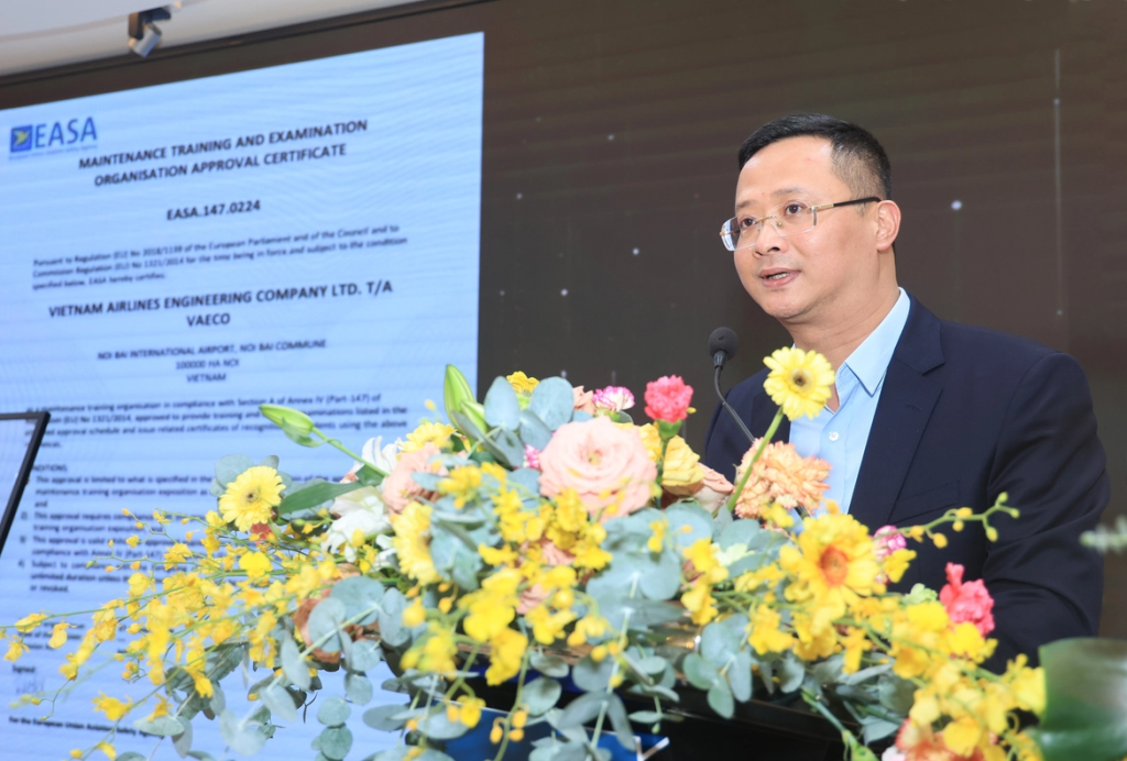 Lễ công bố chứng nhận tổ chức đào tạo bảo dưỡng tàu bay theo chuẩn châu Âu EASA Part 147