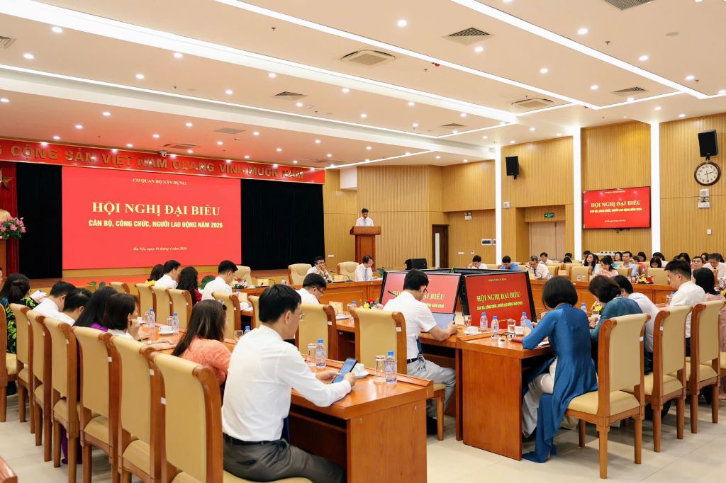  Hội nghị cán bộ, công chức, người lao động Cơ quan Bộ Xây dựng năm 2026