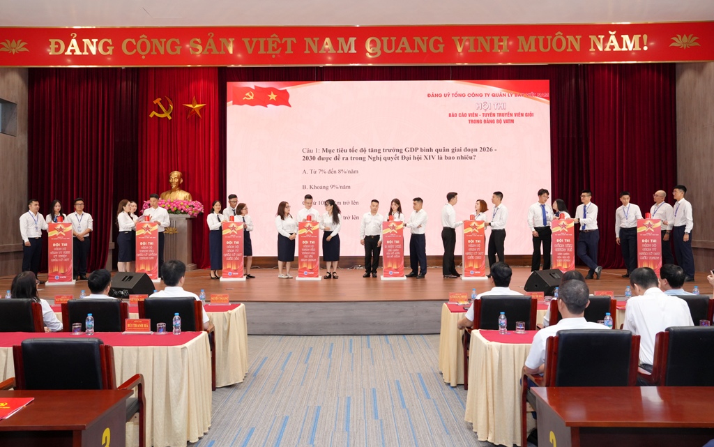 Đảng ủy VATM: Sôi nổi Hội thi “Báo cáo viên, Tuyên truyền viên giỏi”