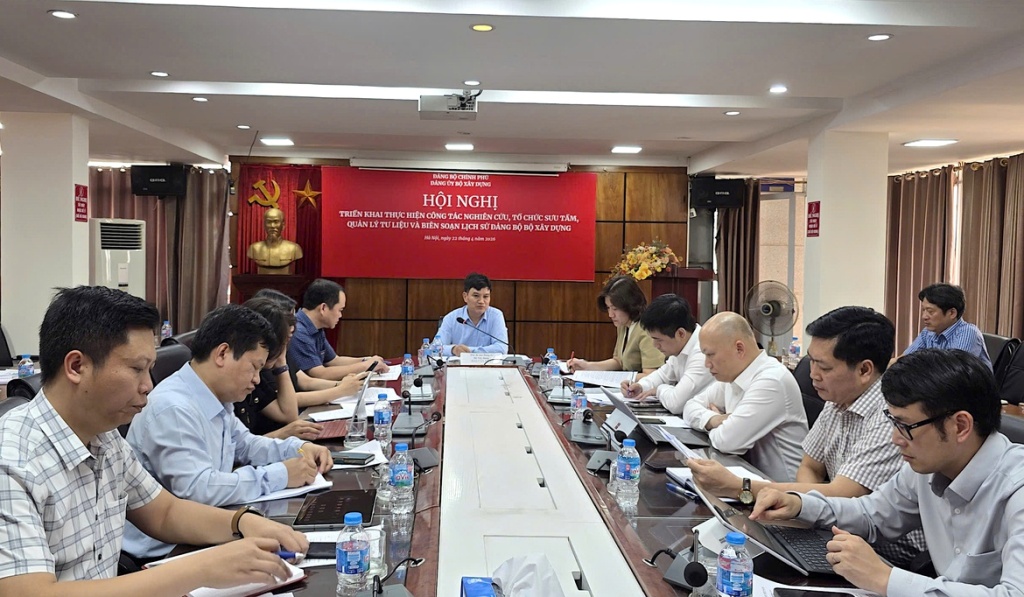 Đảng ủy Bộ Xây dựng triển khai biên soạn lịch sử Đảng bộ giai đoạn 2025 - 2030