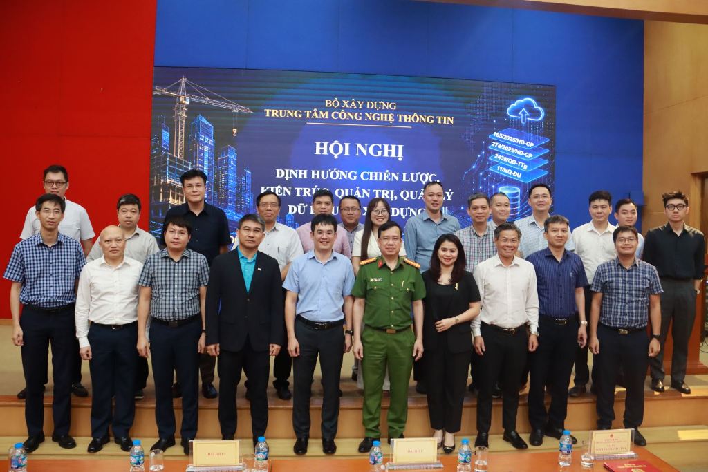 Hội nghị Định hướng chiến lược, kiến trúc, quản trị, quản lý dữ liệu Bộ Xây dựng