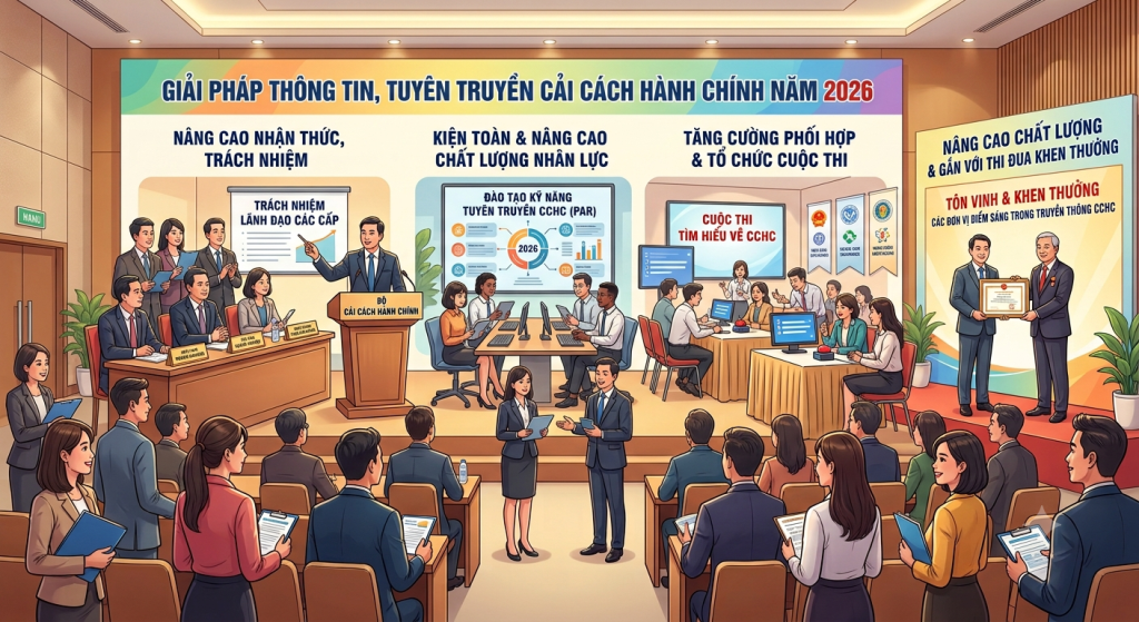 Kế hoạch thông tin, tuyên  truyền cải cách hành chính năm 2026 của Bộ Xây dựng
