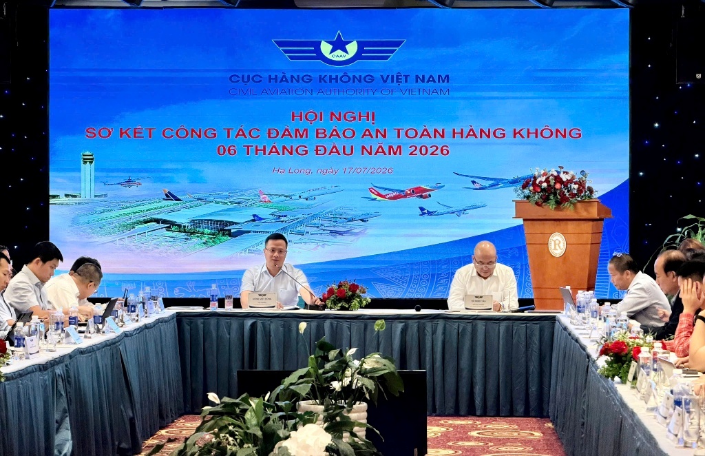 Hội nghị sơ kết công tác đảm bảo an toàn hàng không 6 tháng đầu năm và triển khai nhiệm vụ 6 tháng cuối năm 2026