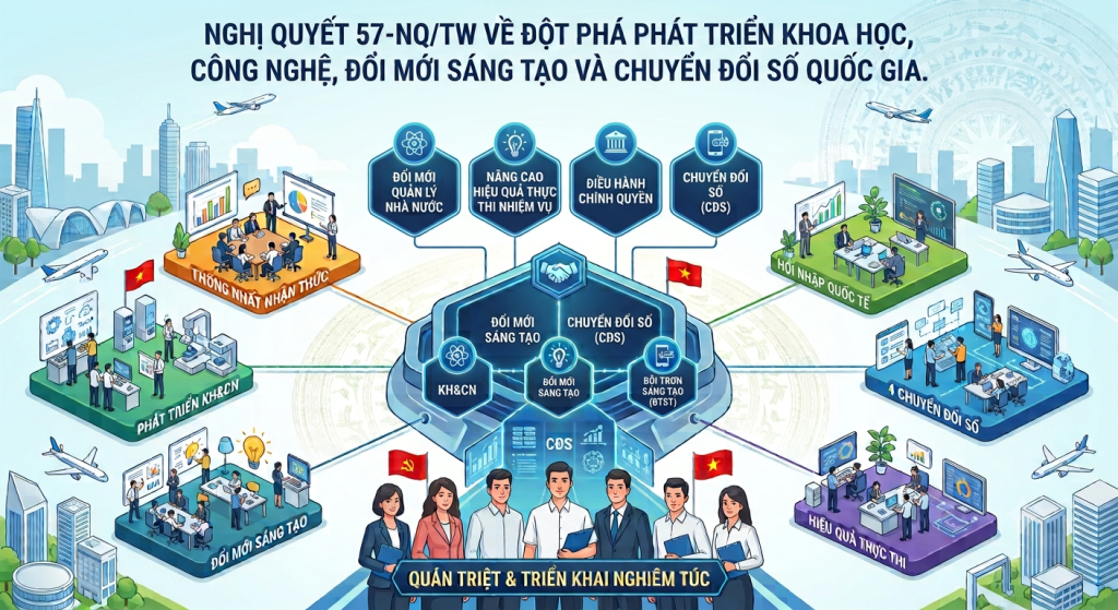 Cục trưởng Uông Việt Dũng: thống nhất nhận thức về vai trò của phát triển khoa học, công nghệ, đổi mới sáng tạo và chuyển đổi số 