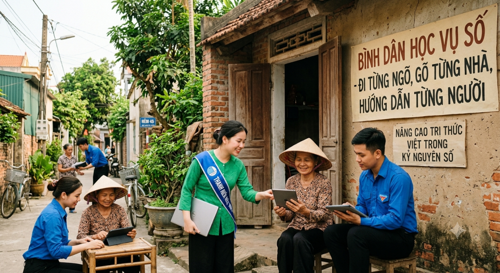 Đẩy mạnh thông tin tuyên truyền về phong trào “Bình dân học vụ số"