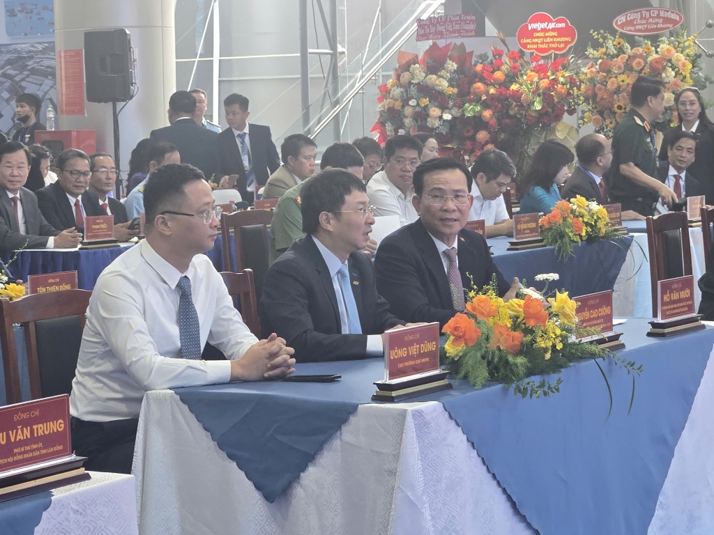 Lễ khánh thành và công bố đưa Cảng hàng không quốc tế Liên Khương khai thác trở lại