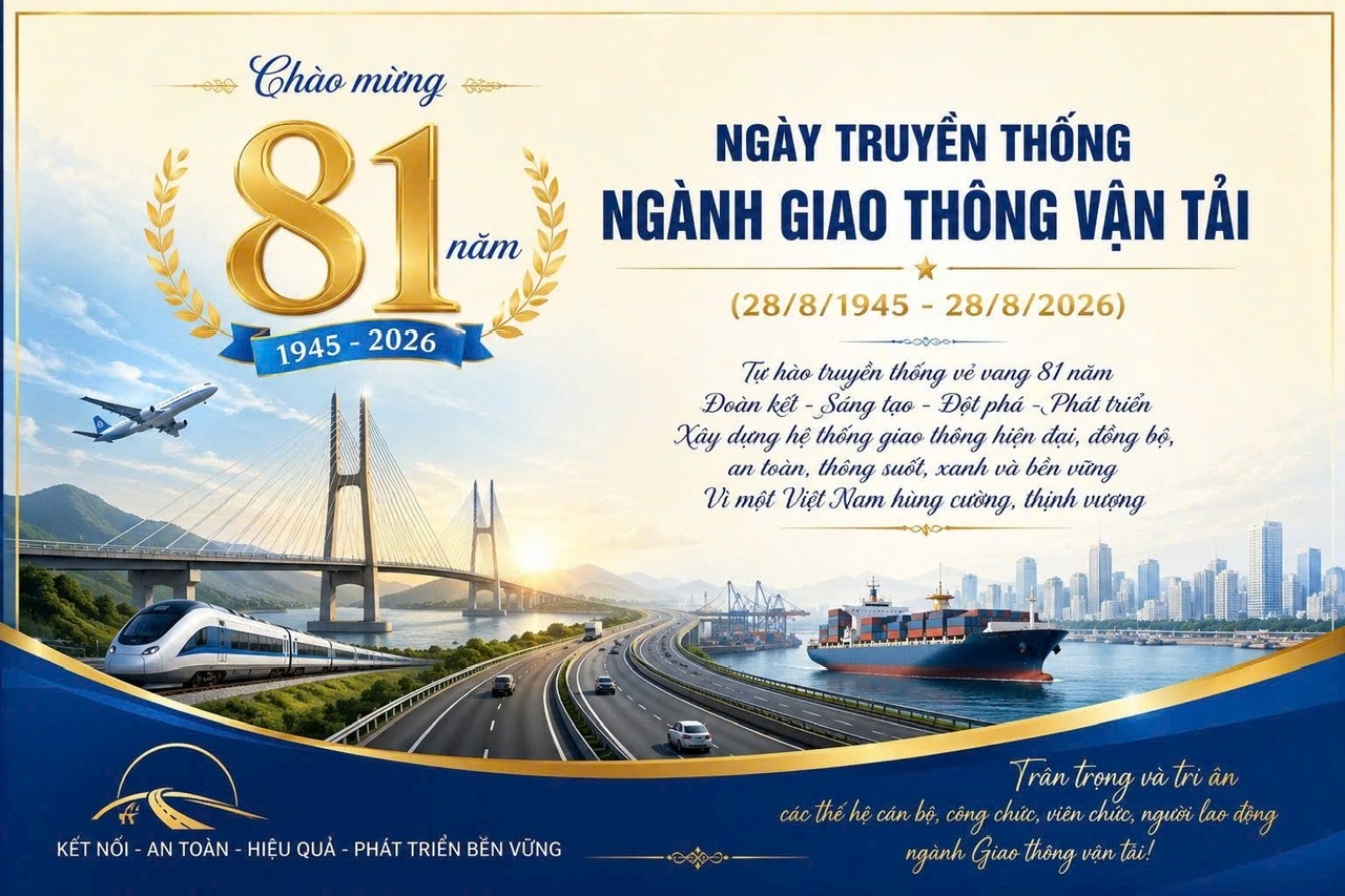 Chào mừng 81 năm Ngày truyền thống ngành Giao thông vận tải