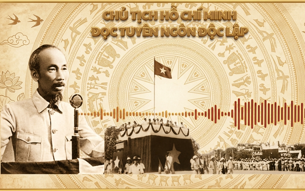 Bản tuyên ngôn Độc lập khai sinh ra nước Việt Nam Dân chủ Cộng hòa