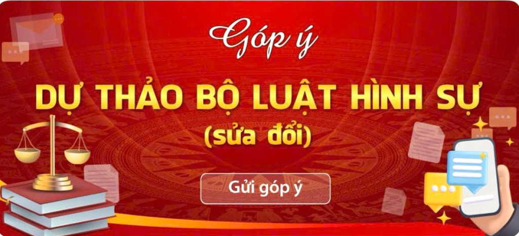 Tham gia góp ý về dự thảo Bộ luật Hình sự (sửa đổi) trên VneID