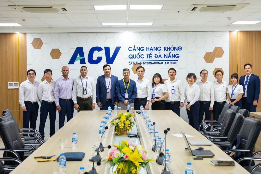 Hãng hàng không Indigo Airlines đến làm việc, khảo sát tại Cảng hàng không quốc tế Đà Nẵng